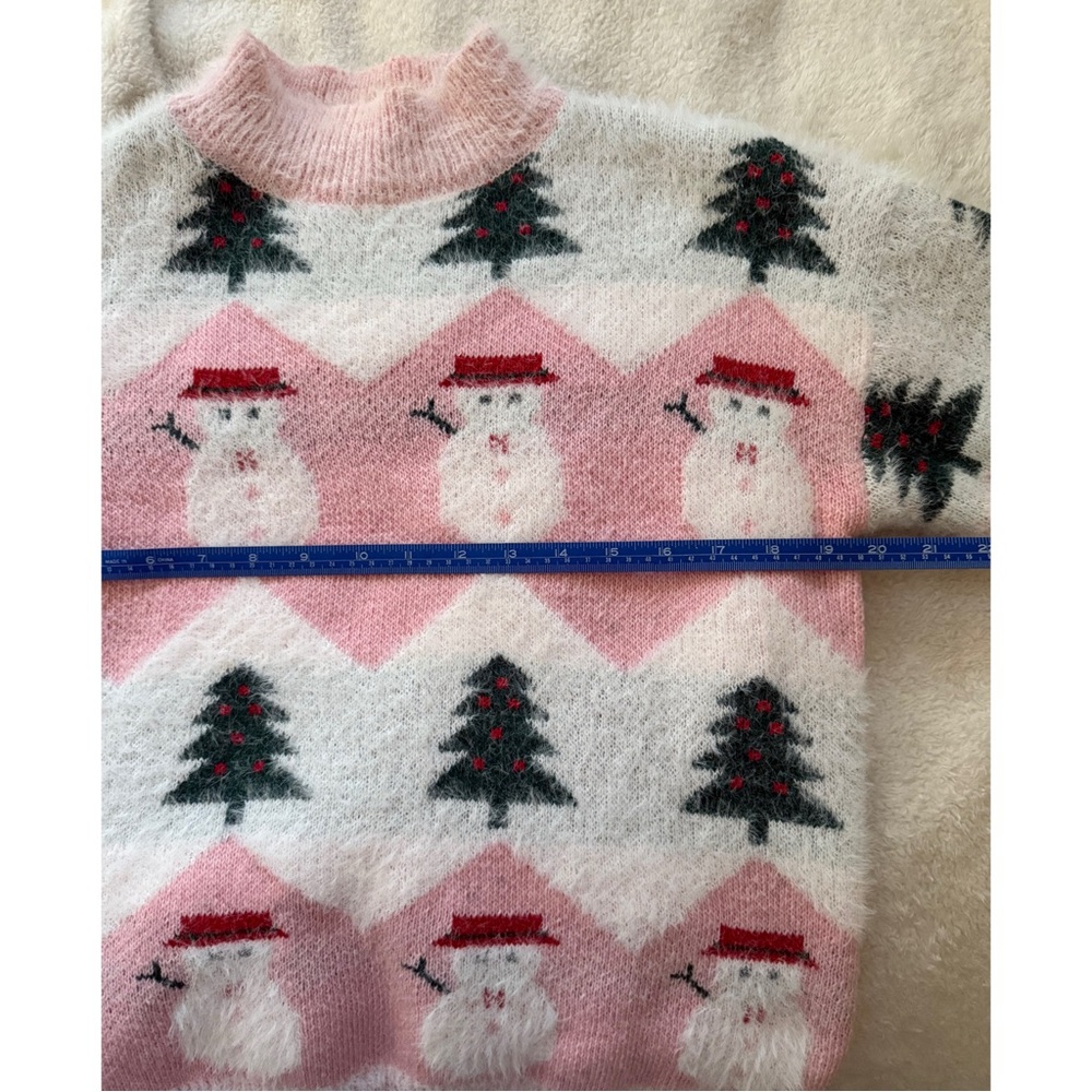 Pink Snowman Sweater - Picture 5 of 6